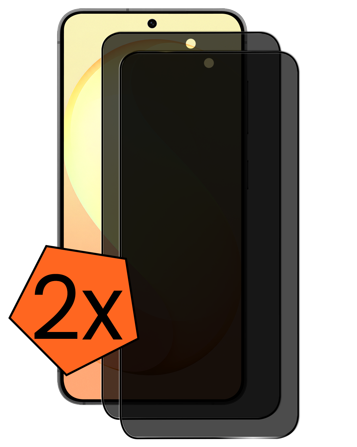 Nomfy Nomfy Samsung Galaxy S26 FE Screenprotector Glas Privacy - 2 PACK