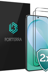 Forterra Forterra Samsung Galaxy S26 FE Screenprotector Glas Full Cover - 2 PACK