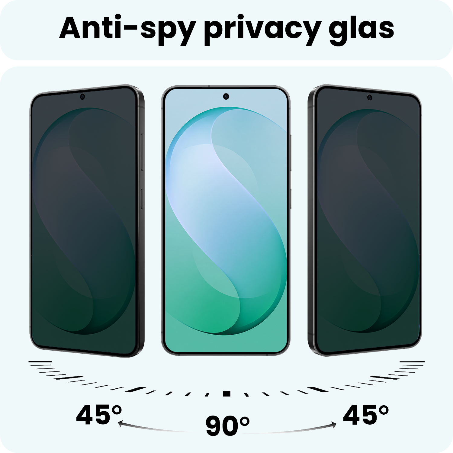Forterra Forterra Samsung Galaxy S26 FE Screenprotector Glas Privacy