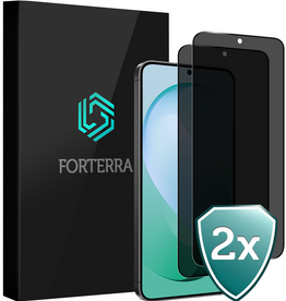 Forterra Forterra Samsung Galaxy S26 FE Screenprotector Glas Privacy - 2 PACK