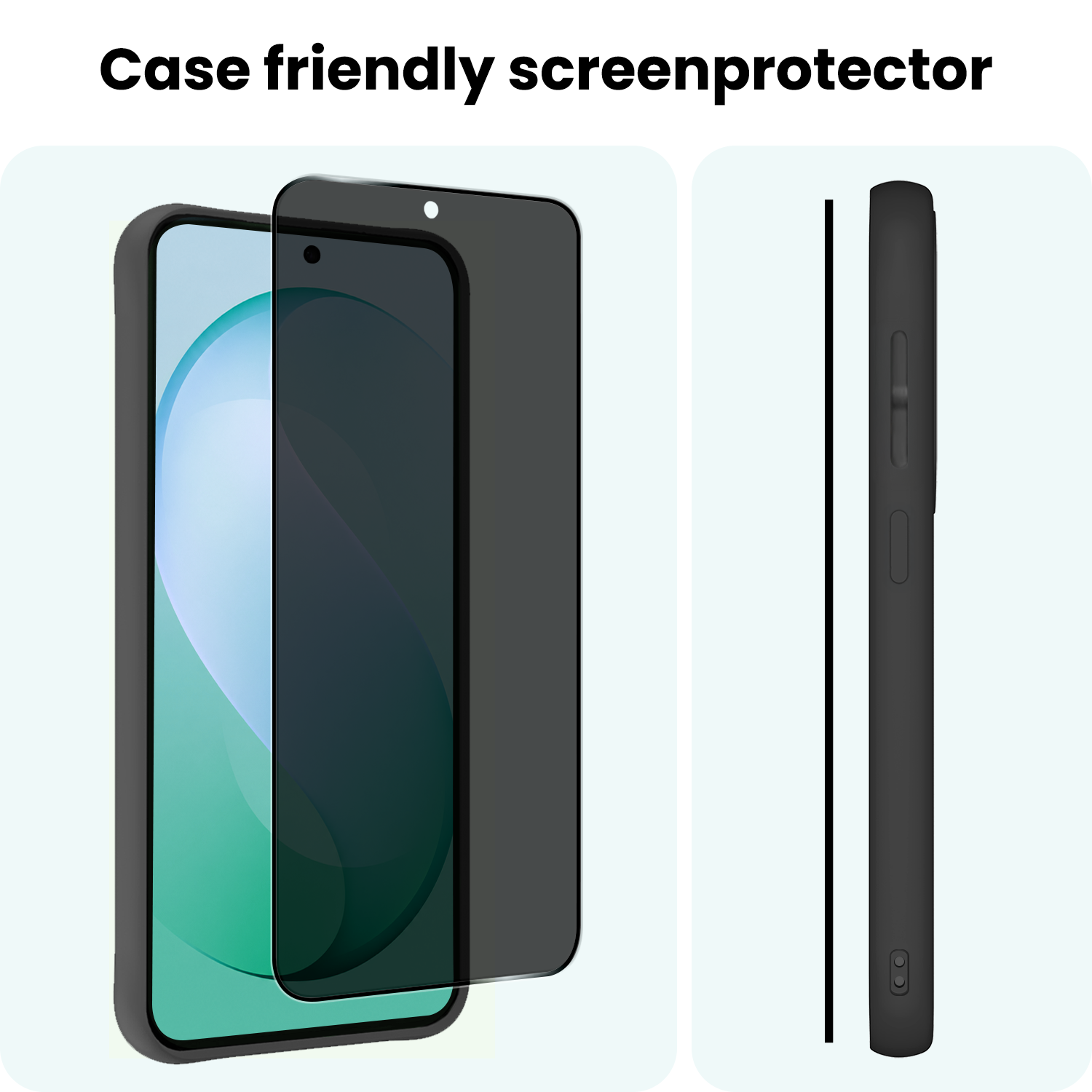 Forterra Forterra Samsung Galaxy S26 FE Screenprotector Glas Privacy - 3 PACK