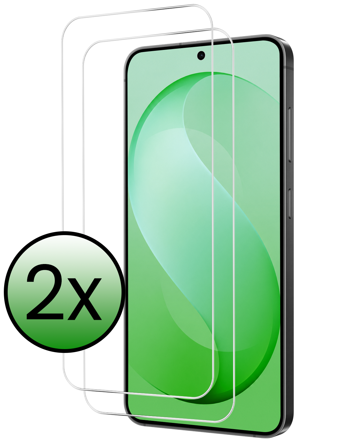 BASEY. BASEY. Samsung Galaxy S26 FE Screenprotector Glas - 2 PACK