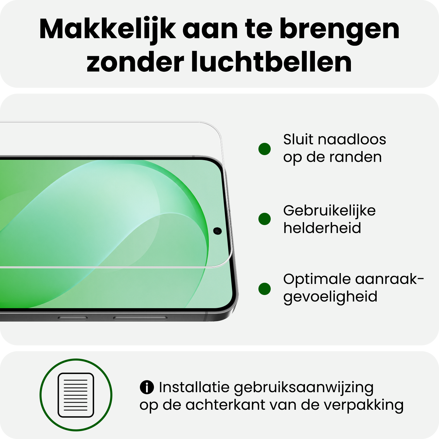 BASEY. BASEY. Samsung Galaxy S26 FE Screenprotector Glas - 3 PACK