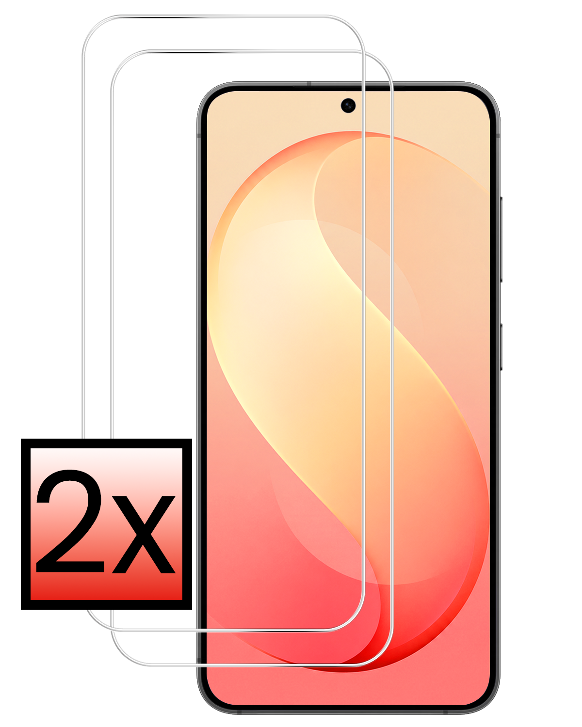 NoXx NoXx Samsung Galaxy S26 FE Screenprotector Glas - 2 PACK
