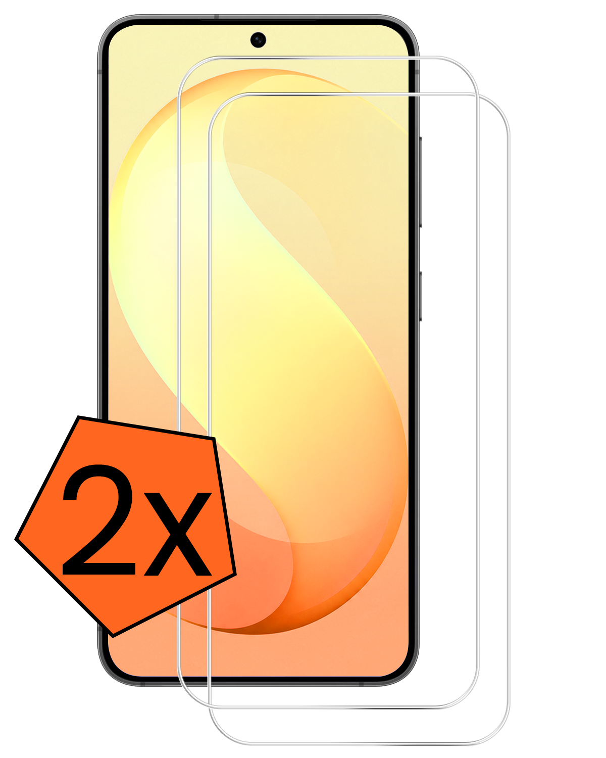 Nomfy Nomfy Samsung Galaxy S26 FE Screenprotector Glas - 2 PACK