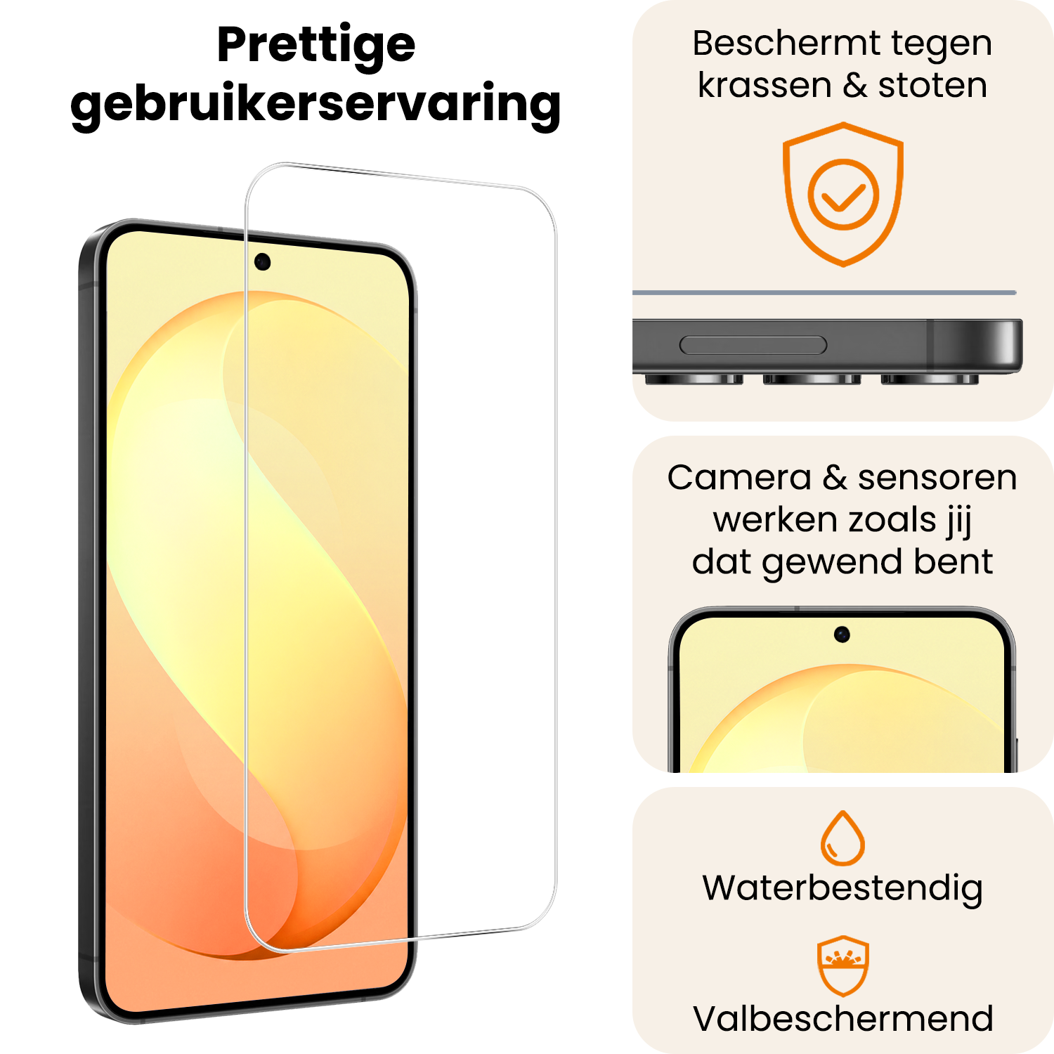 Nomfy Nomfy Samsung Galaxy S26 FE Screenprotector Glas - 2 PACK