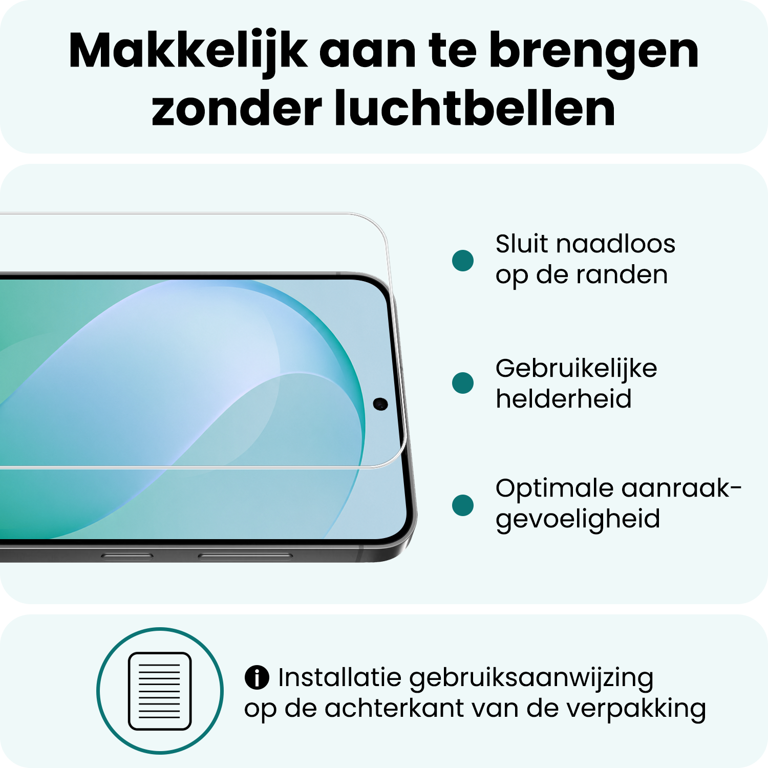 Forterra Forterra Samsung Galaxy S26 FE Screenprotector Glas