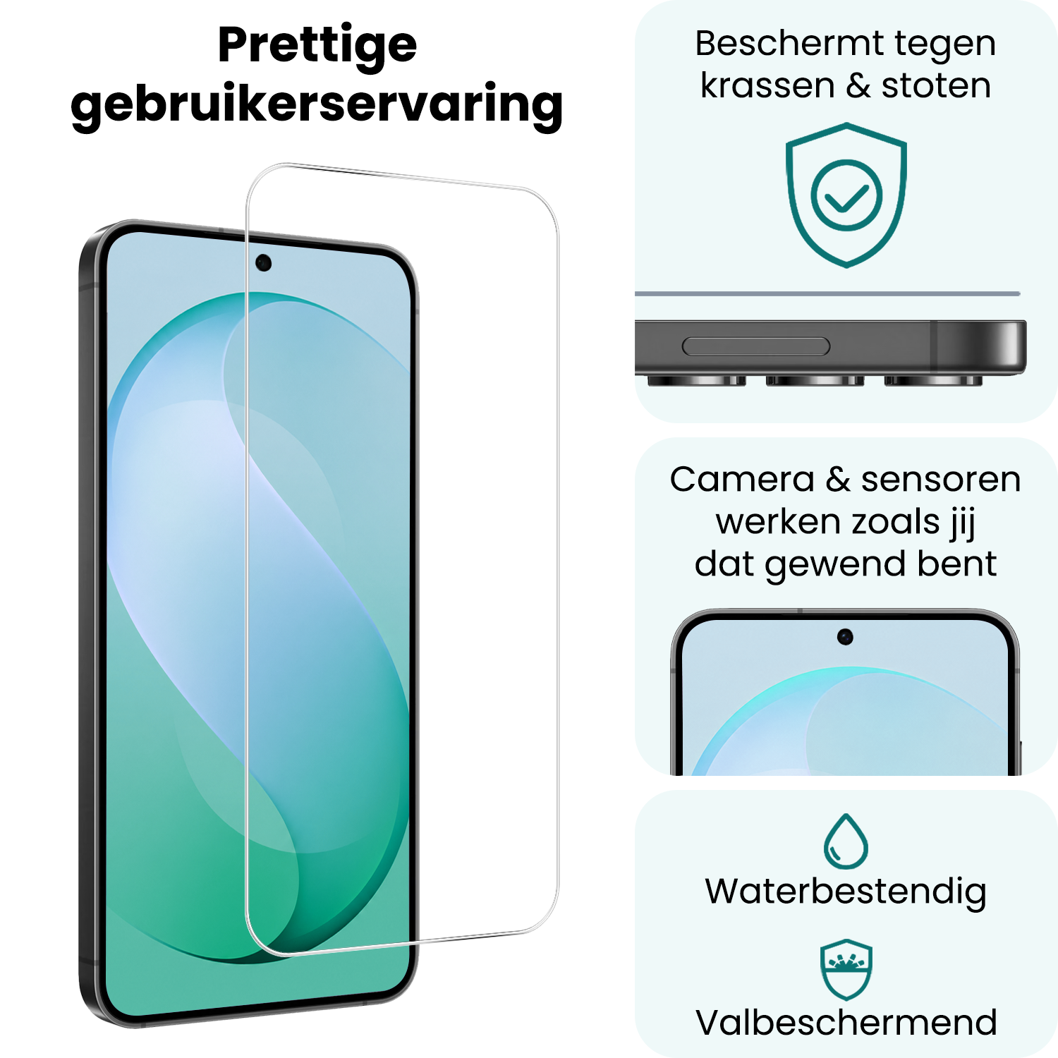 Forterra Forterra Samsung Galaxy S26 FE Screenprotector Glas