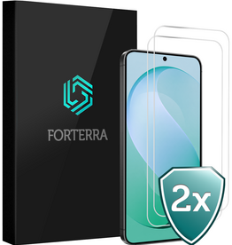 Forterra Forterra Samsung Galaxy S26 FE Screenprotector Glas - 2 PACK