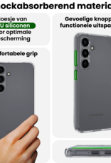 BASEY. BASEY. Samsung Galaxy S26 FE Hoesje Siliconen Met 2x Screenprotector - Transparant