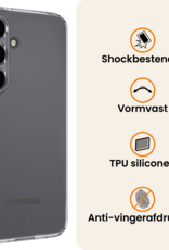 Nomfy Nomfy Samsung Galaxy S26 FE Hoesje Siliconen Met Screenprotector - Transparant