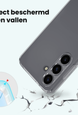 Forterra Forterra Samsung Galaxy S26 FE Hoesje Siliconen Met Screenprotector - Transparant