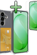 BASEY. BASEY. Samsung Galaxy S26 FE Hoesje Pashouder Met Screenprotector