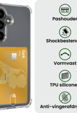 BASEY. BASEY. Samsung Galaxy S26 FE Hoesje Pashouder Met Screenprotector
