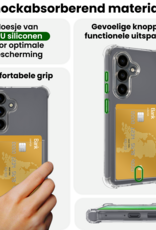 BASEY. BASEY. Samsung Galaxy S26 FE Hoesje Pashouder Met Screenprotector