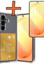Nomfy Nomfy Samsung Galaxy S26 FE Hoesje Pashouder Met Screenprotector
