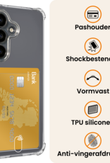 Nomfy Nomfy Samsung Galaxy S26 FE Hoesje Pashouder Met Screenprotector