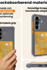 Nomfy Nomfy Samsung Galaxy S26 FE Hoesje Pashouder Met Screenprotector