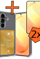 Nomfy Nomfy Samsung Galaxy S26 FE Hoesje Pashouder Met 2x Screenprotector