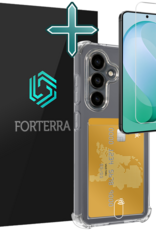 Forterra Forterra Samsung Galaxy S26 FE Hoesje Pashouder Met Screenprotector