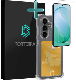 Forterra Forterra Samsung Galaxy S26 FE Hoesje Pashouder Met Screenprotector