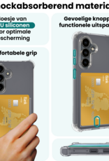 Forterra Forterra Samsung Galaxy S26 FE Hoesje Pashouder Met Screenprotector