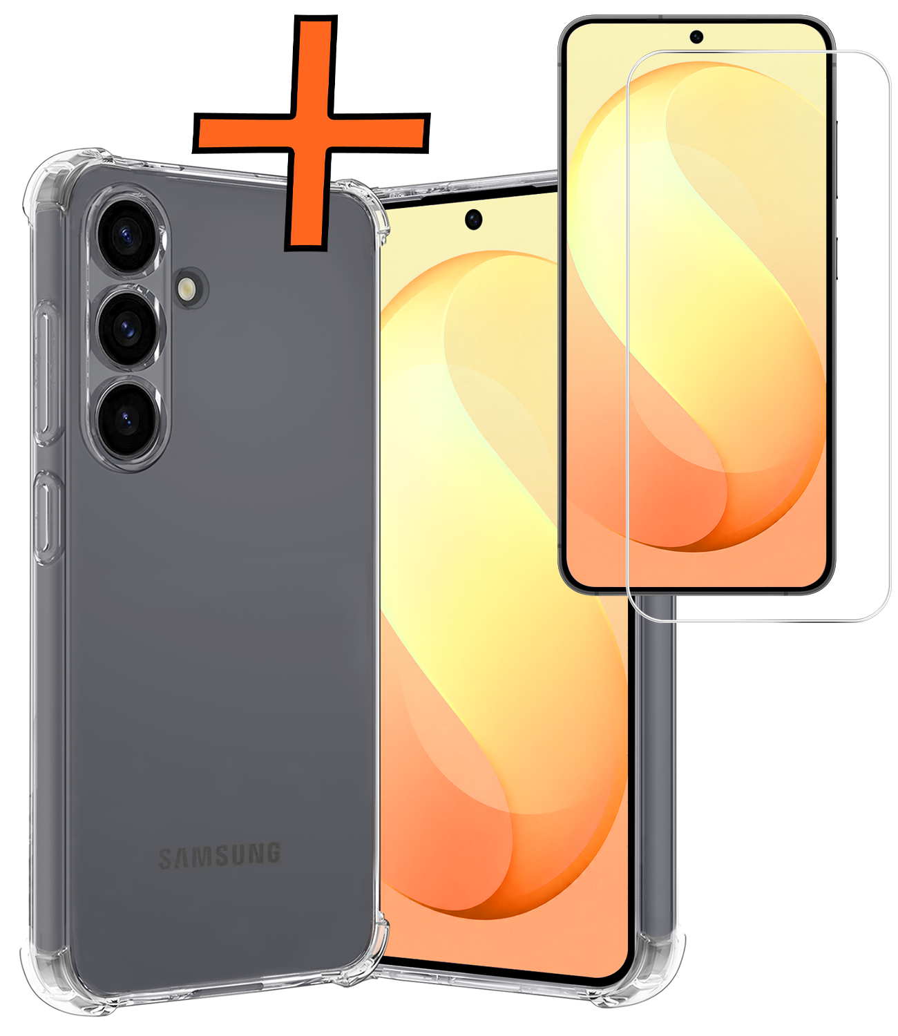 Nomfy Nomfy Samsung Galaxy S26 FE Hoesje Shockproof Met Screenprotector
