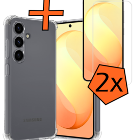 Nomfy Nomfy Samsung Galaxy S26 FE Hoesje Shockproof Met 2x Screenprotector