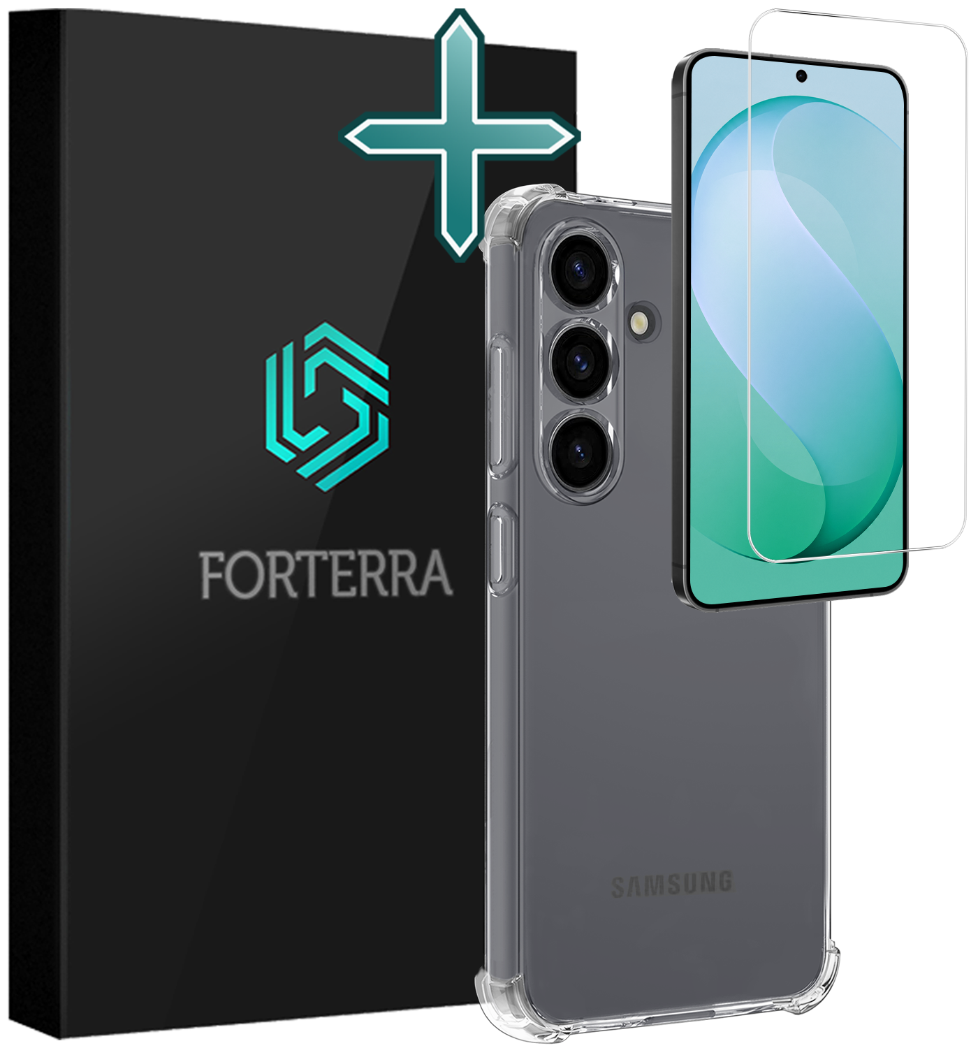 Forterra Forterra Samsung Galaxy S26 FE Hoesje Shockproof Met Screenprotector