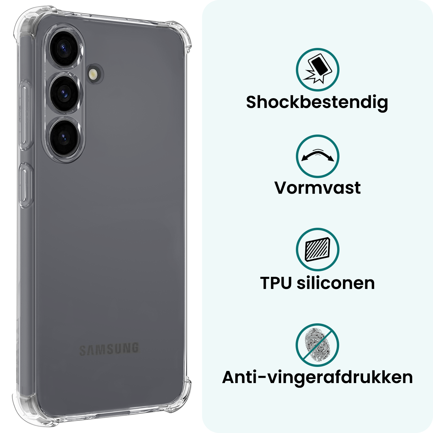 Forterra Forterra Samsung Galaxy S26 FE Hoesje Shockproof Met Screenprotector