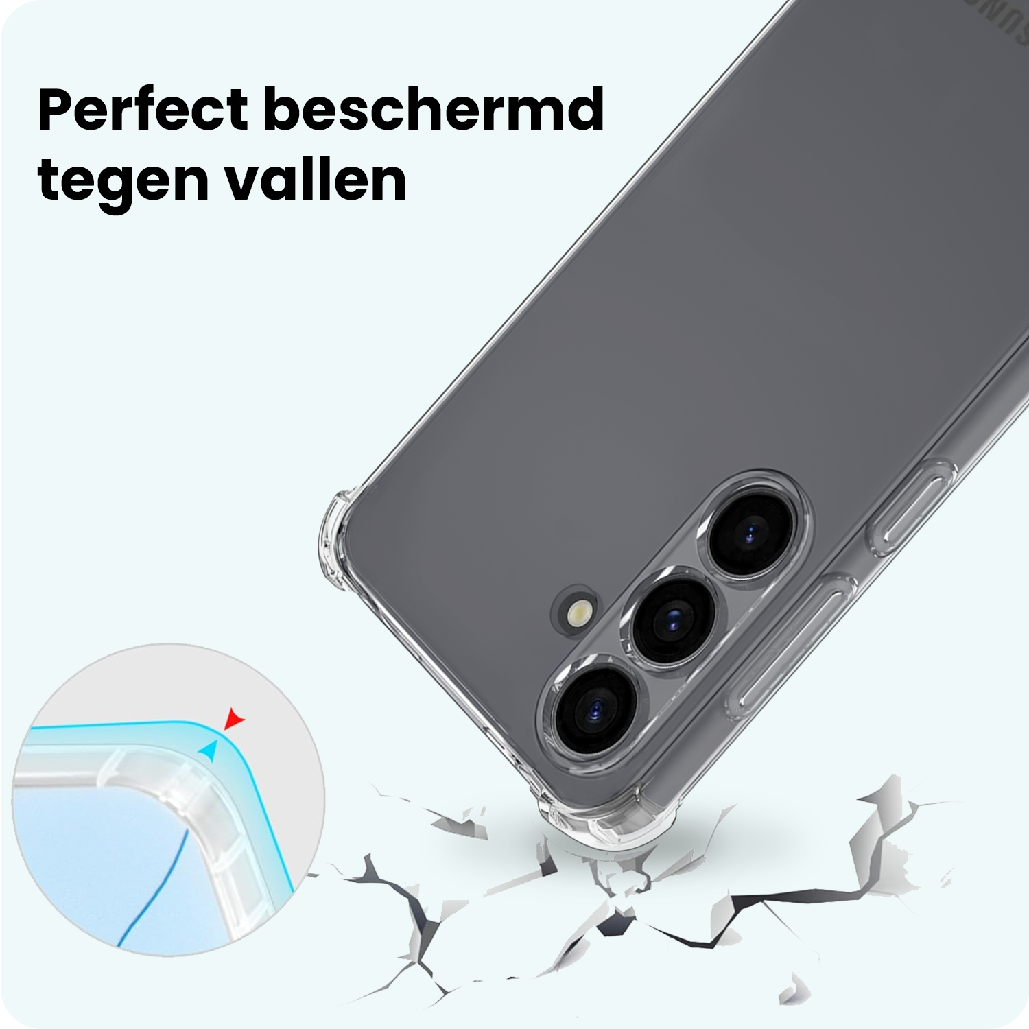 Forterra Forterra Samsung Galaxy S26 FE Hoesje Shockproof Met Screenprotector
