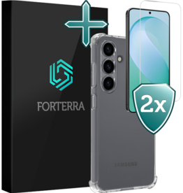 Forterra Forterra Samsung Galaxy S26 FE Hoesje Shockproof Met 2x Screenprotector