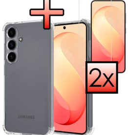 NoXx NoXx Samsung Galaxy S26 FE Hoesje Shockproof Met 2x Screenprotector