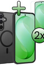 BASEY. BASEY. Samsung Galaxy S26 FE Magsafe Hoesje Zwart Met 2x Screenprotector