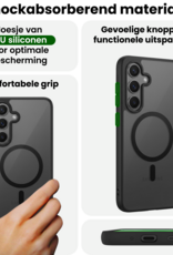 BASEY. BASEY. Samsung Galaxy S26 FE Magsafe Hoesje Zwart Met 2x Screenprotector
