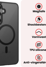 NoXx NoXx Samsung Galaxy S26 FE Magsafe Hoesje Zwart Met Screenprotector
