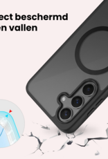 NoXx NoXx Samsung Galaxy S26 FE Magsafe Hoesje Zwart Met 2x Screenprotector