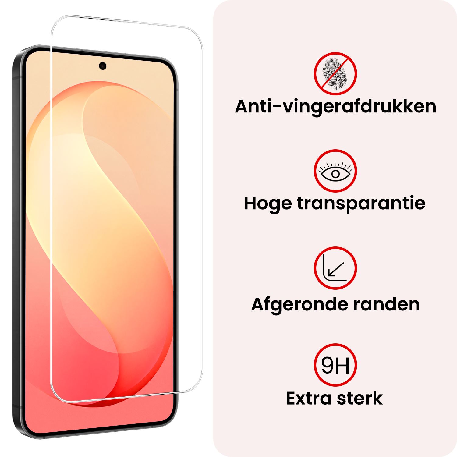 NoXx NoXx Samsung Galaxy S26 FE Magsafe Hoesje Zwart Met 2x Screenprotector