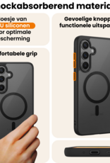Nomfy Nomfy Samsung Galaxy S26 FE Magsafe Hoesje Zwart Met 2x Screenprotector