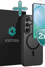 Forterra Forterra Samsung Galaxy S26 FE Magsafe Hoesje Zwart Met 2x Screenprotector