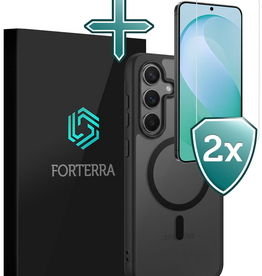 Forterra Forterra Samsung Galaxy S26 FE Magsafe Hoesje Zwart Met 2x Screenprotector