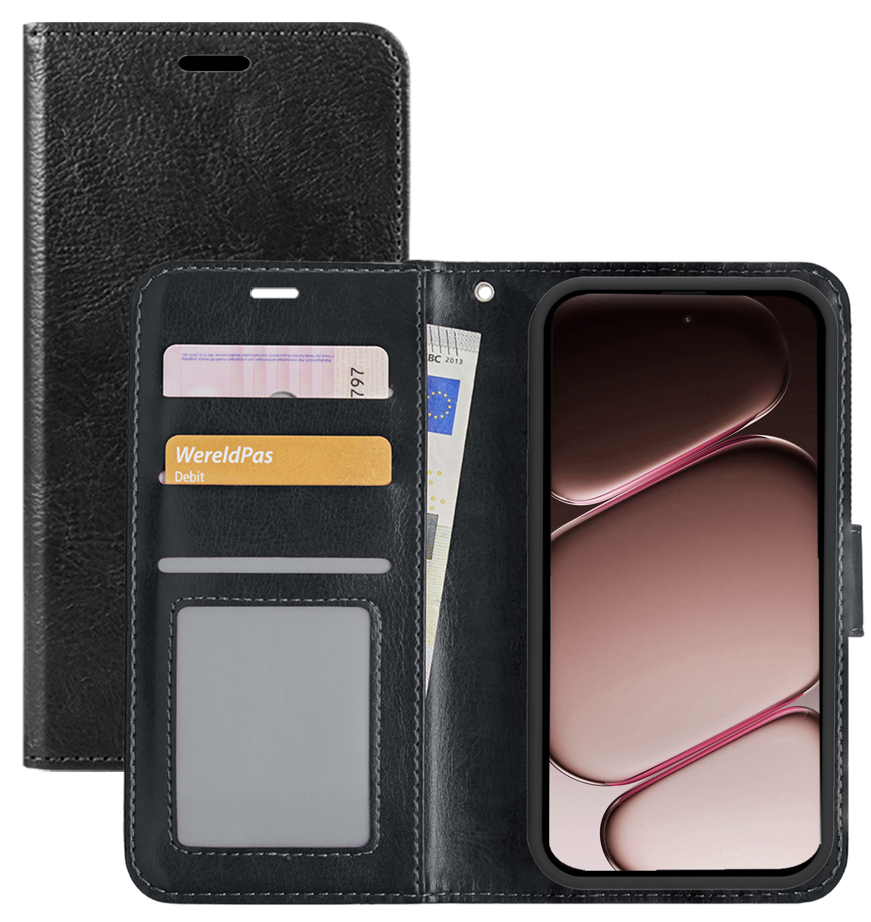 NoXx NoXx OnePlus Nord CE6 Hoesje Bookcase - Zwart