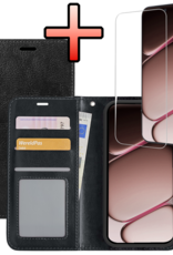 NoXx NoXx OnePlus Nord CE6 Hoesje Bookcase Met Screenprotector - Zwart