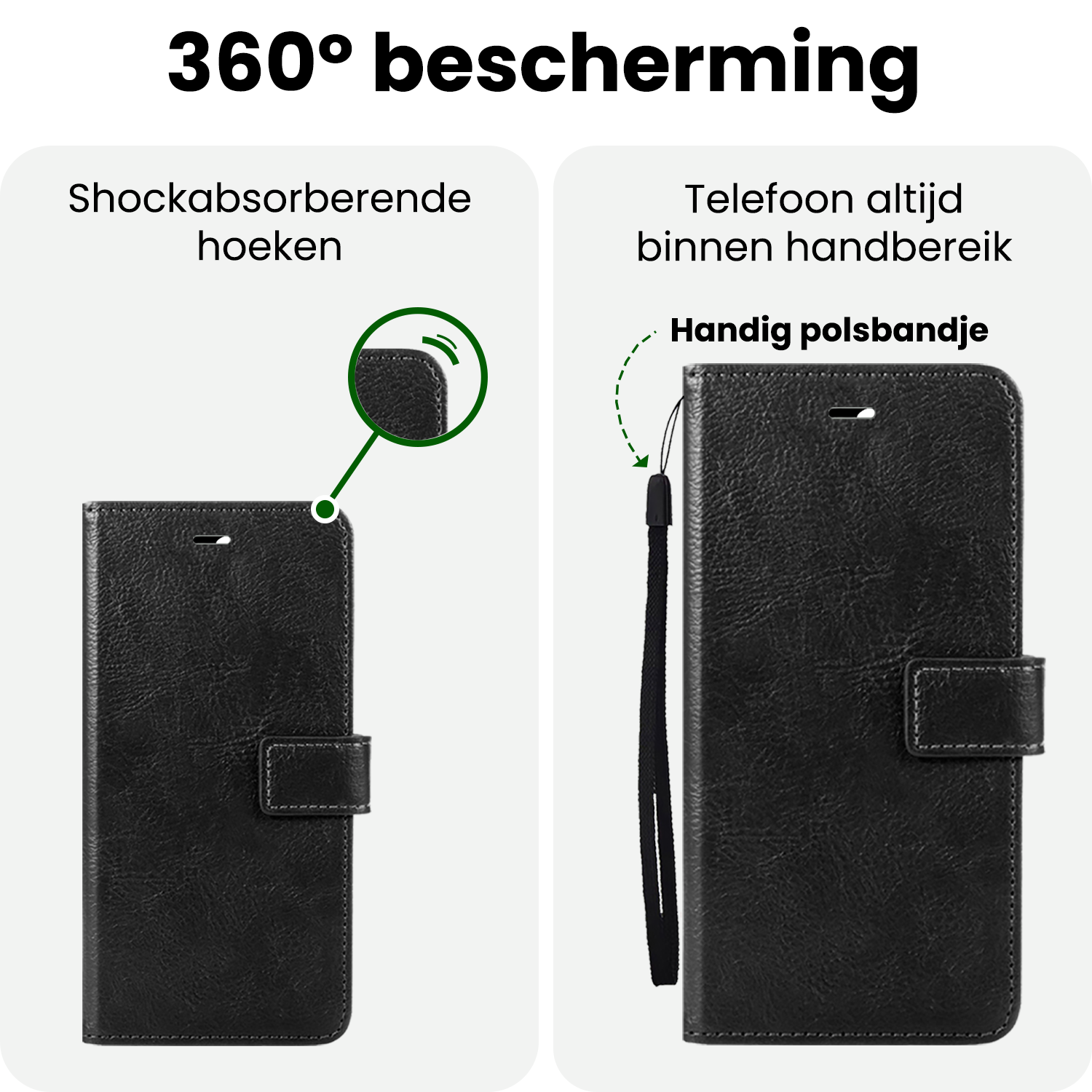 BASEY. BASEY. OnePlus Nord CE6 Hoesje Bookcase - Zwart