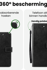 BASEY. BASEY. OnePlus Nord CE6 Hoesje Bookcase Met 2x Screenprotector - Zwart