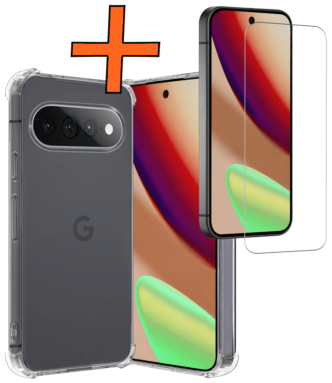 Nomfy Nomfy Google Pixel 11 Pro XL Hoesje Shockproof Met Screenprotector