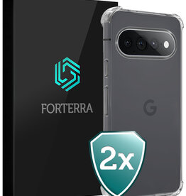 Forterra Forterra Google Pixel 11 Pro XL Hoesje Shockproof - Transparant - 2 PACK