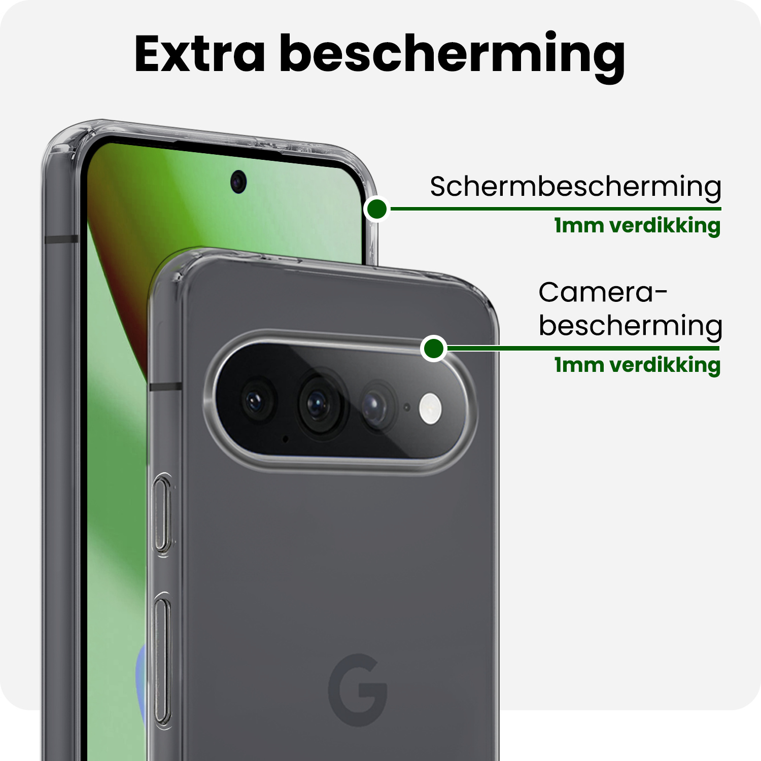 BASEY. BASEY. Google Pixel 11 Pro XL Hoesje Siliconen - Transparant