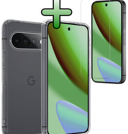 BASEY. BASEY. Google Pixel 11 Pro XL Hoesje Siliconen Met Screenprotector - Transparant