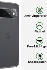 BASEY. BASEY. Google Pixel 11 Pro XL Hoesje Siliconen Met Screenprotector - Transparant